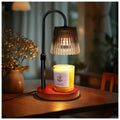 Dimmable Candle Warmer Lamp with Timer – Wax Melt Warmer for Jar Candles Home Decor Gift for Mom Women & Housewarming in Black (Bulb Not Included)