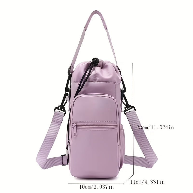 斜挎单肩胸包 – 轻便多功能手机包，配有可调节肩带，耐用面料，适用于户外运动、徒步、旅行、健身及日常使用 – 男女通用