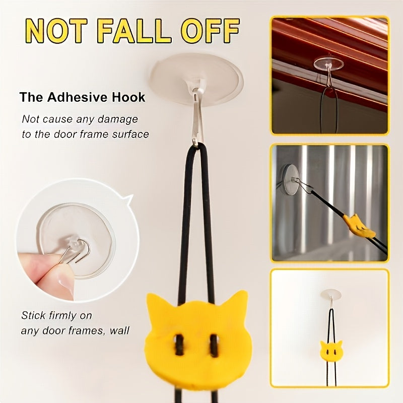 Telescopic Feather Cat Wand Toy with Interchangeable Heads - Artificial Feather Interactive Cat Toy, 3 or 4-Section Extendable Pole with 3/6/9 Random Replacement Heads, No Battery Required