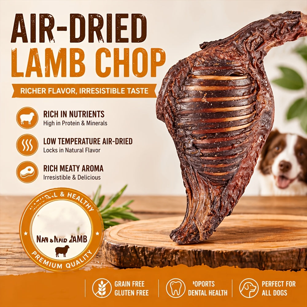 Long-Lasting Beef Bone Dog Chews, Large Beef-Flavored Chew Bones for Medium and Large Dogs, Natural Daily Reward Treats for Indoor and Outdoor Snacking, Pet Dental Chews