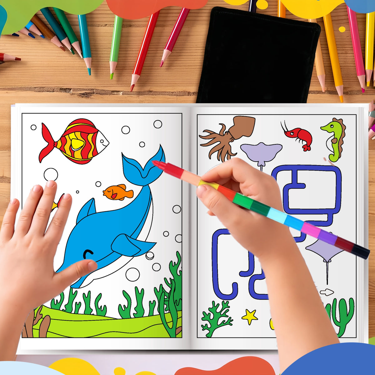 26-Pack Coloring Books for Kids Ages 3-8, Bulk Party Favors with Dinosaur, Mermaid, and Animal Designs, Classroom Goodie Bag Stuffers, Birthday Gifts, and School Activity Supplies