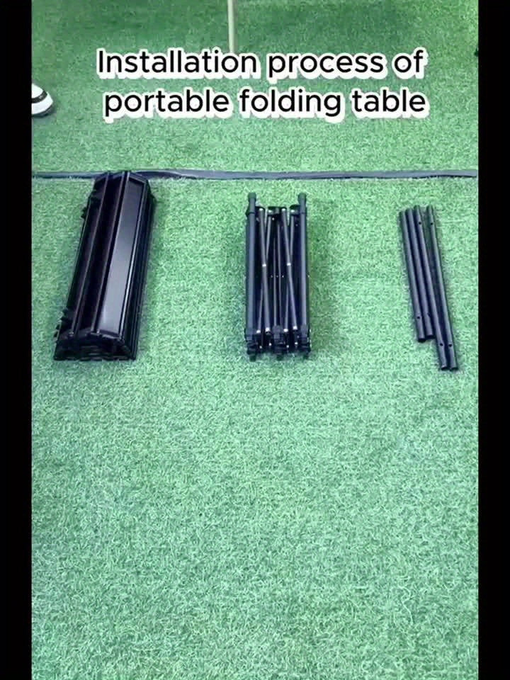 Folding Camping Table with Carry Bag – Lightweight Portable Outdoor Table, 3 Sizes for Camping, Beach, Picnic, BBQ, Backyard, Boat & Travel, Easy Setup & Storage