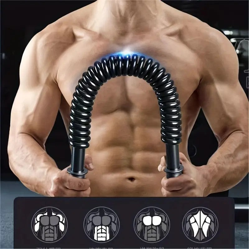 Arm Strength Training Bar for Biceps & Muscle Building - Heavy-Duty Arm Strength Stick for Arm Exercises, Home Gym Fitness Equipment, 66 LB / 88 LB / 110 LB / 132 LB Options