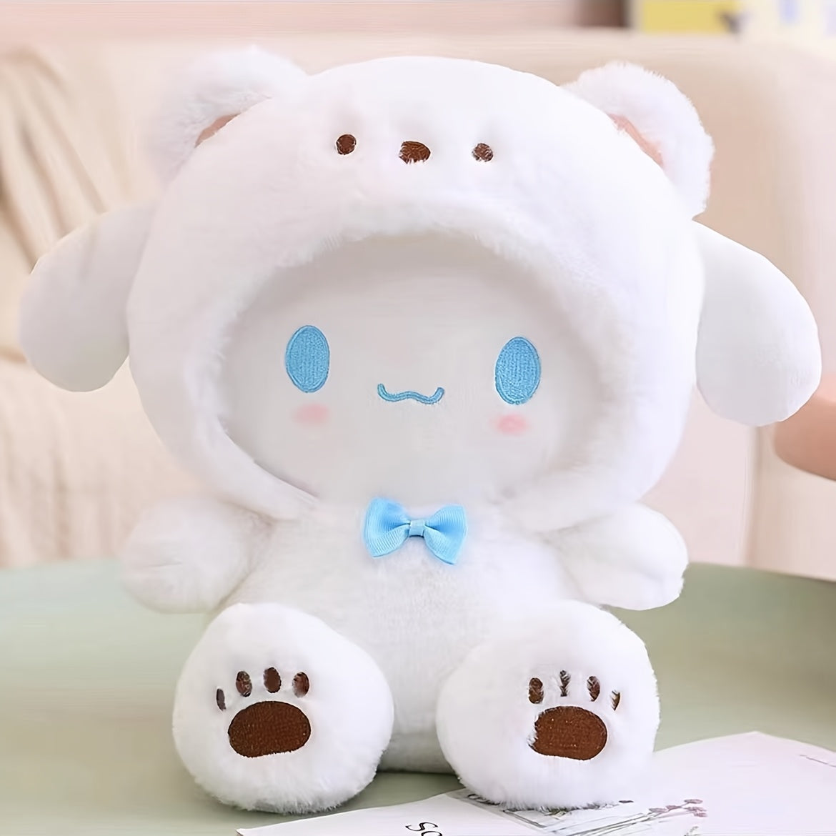Sanrio Licensed Kuromi Plush Toy – Kawaii Stuffed Animal for Kids & Adults, Soft Cinnamoroll Plushie, No Battery Required, Perfect Birthday & Holiday Gift, Universal Cute Plush Doll