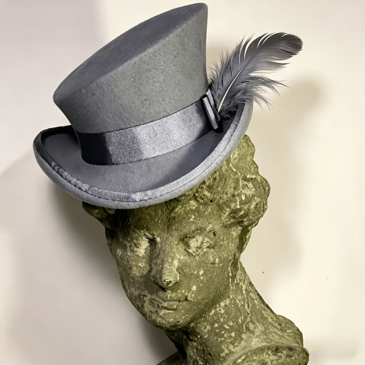 100% Wool Felt Fedora Hat with Ribbon for Women & Men – Adjustable Asymmetrical Top Hat for Church, Parties, and Weddings, Elegant Fashion Headwear in 10 Colors, Perfect Christmas Gift