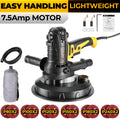 7.5Amp Drywall Sander 900W, Variable Speed 1400-2700RPM, 175mm Sanding Pad, Dust Collection Bag & Hose, 12 Sanding Discs Included, for Wall Ceiling Paint Removal & Finishing