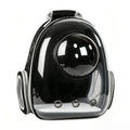 Space Capsule Cat Backpack Carrier - Transparent Window Double Shoulder Portable Pet Bag for Cats and Small Dogs Travel Hiking Outdoor - Bubble Backpack Cat Carrier Black