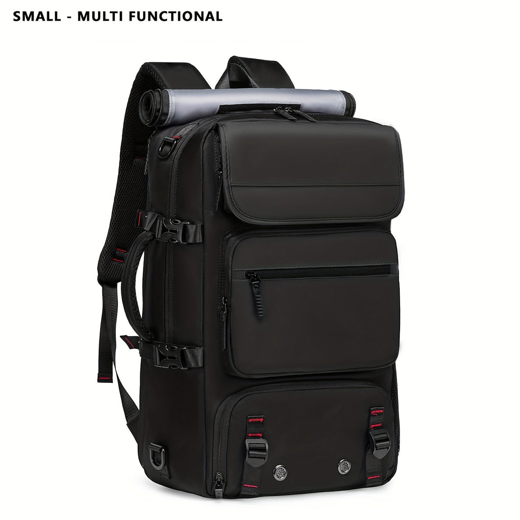 17-Inch Laptop Backpack Large Capacity – Airline Approved Travel Bag with Shoe Compartment, Multi-Pocket Business Work Backpack for Men, Durable Nylon, Hiking & Camping, Small & Large Sizes