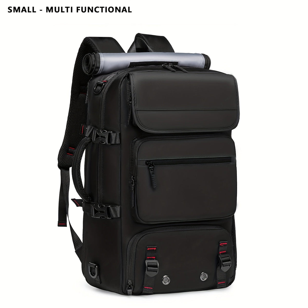 17-Inch Laptop Backpack Large Capacity – Airline Approved Travel Bag with Shoe Compartment, Multi-Pocket Business Work Backpack for Men, Durable Nylon, Hiking & Camping, Small & Large Sizes
