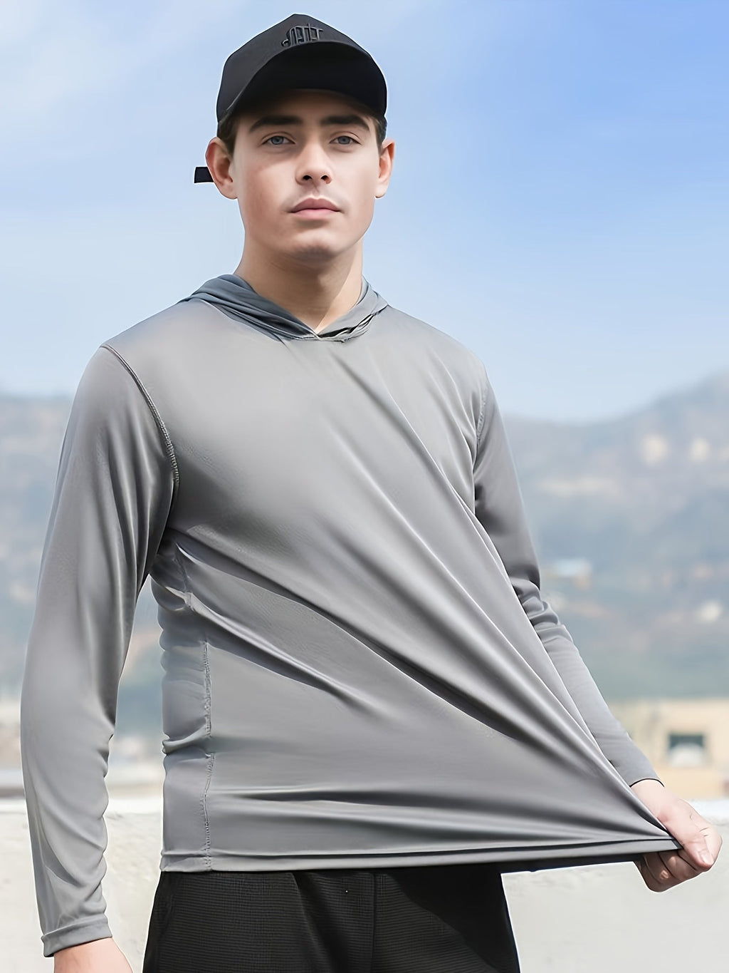 5-Pack Men's Quick-Dry Moisture-Wicking Full-Zip Hooded Athletic Sweatshirts for Gym, Running, and Casual Wear - Mixed Colors, S-XXXL