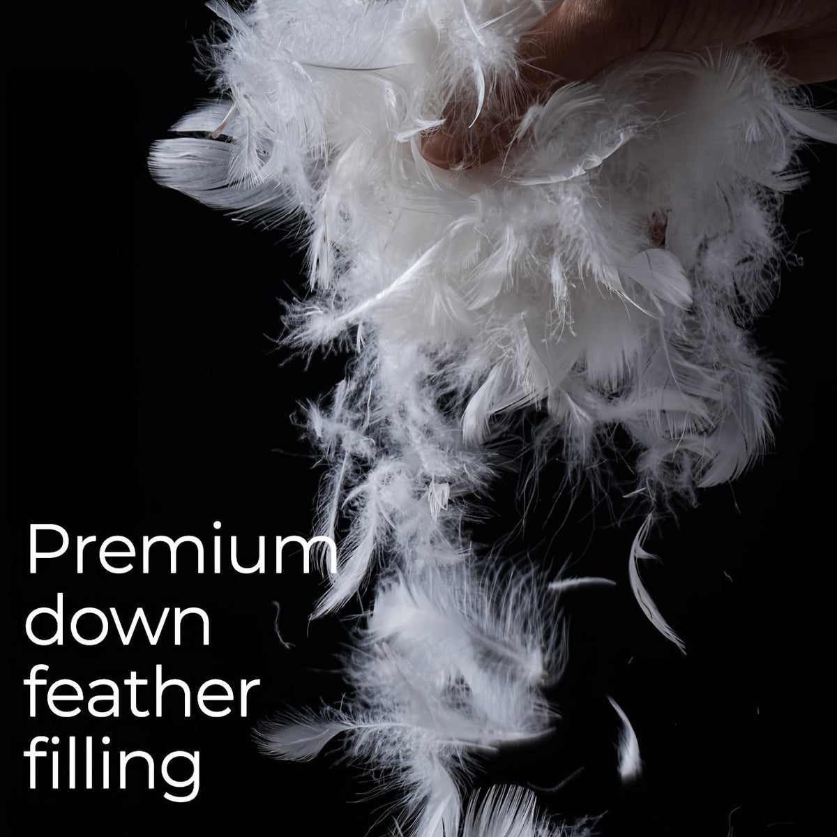 All-Season Down Feather Comforter – Lightweight Breathable & Warm with 8 Corner Tabs in White Light Blue Vibrant Blue Mineral Green | Twin Queen King Cal King Oversized King
