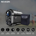 REVASRI Golf Rangefinder 650 Yards – Laser Range Finder with Golf Mode, Slope Compensation, Speed, Height, Horizontal and Vertical Distance, and Two-Point Measurement for Golf, Hunting, Archery, and Outdoor Use
