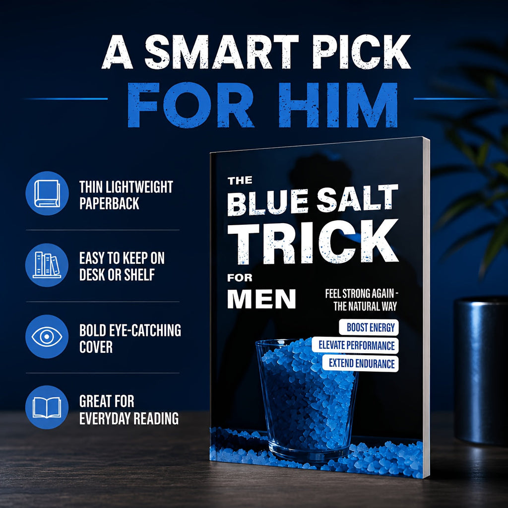 The Blue Salt Trick for Men: An Informational Wellness Lifestyle Guide, Daily Habits Handbook, and Personal Development Self-Help Book for Adult Men – A Practical Gift Idea
