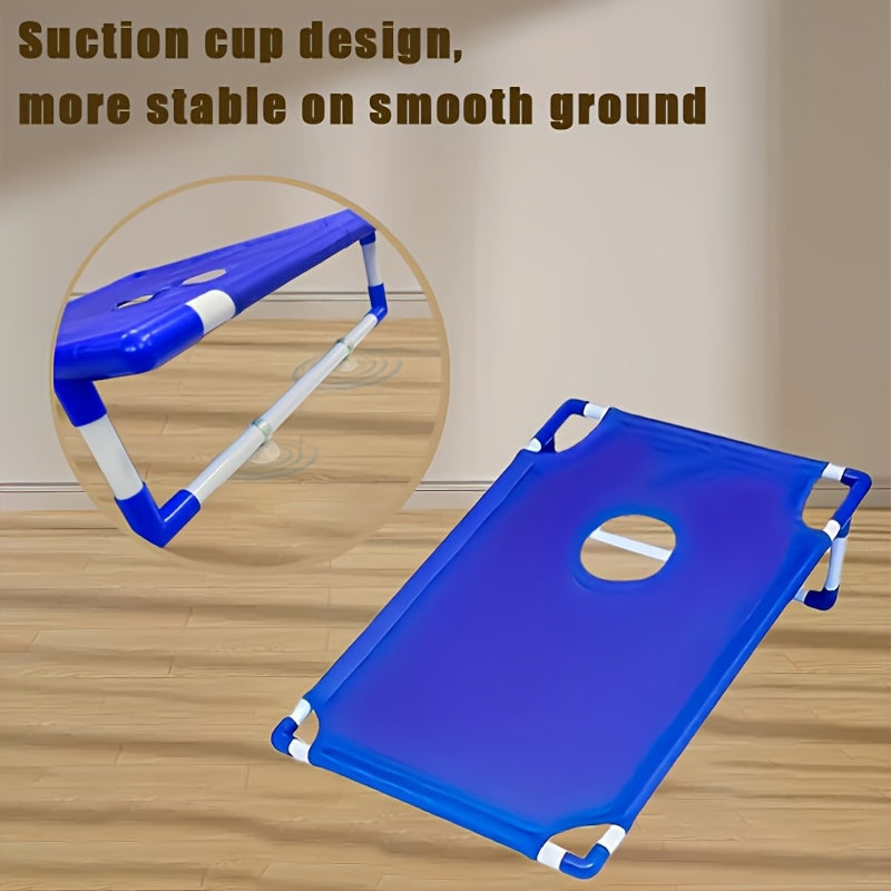 Cornhole Game Set with 6 Bean Bags, Dual-Color Boards, and Carry Bag for Backyard, Outdoor Party, Beach, Camping, and Indoor Entertainment – Gift Box Included, Red/Blue