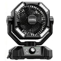 Camping Fan with 20000mAh Battery, 8-Speed Settings, Enhanced Motor, and USB Rechargeability - Portable Tent Fan for Camping, Hiking, Outdoor Adventures, and Emergency Use