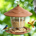 Minimalist 3D Hummingbird Feeder: Outdoor Garden Hanging Automatic Nectar Feeder for Wild Birds – Modern Design Backyard Patio Wildlife Feeding Station