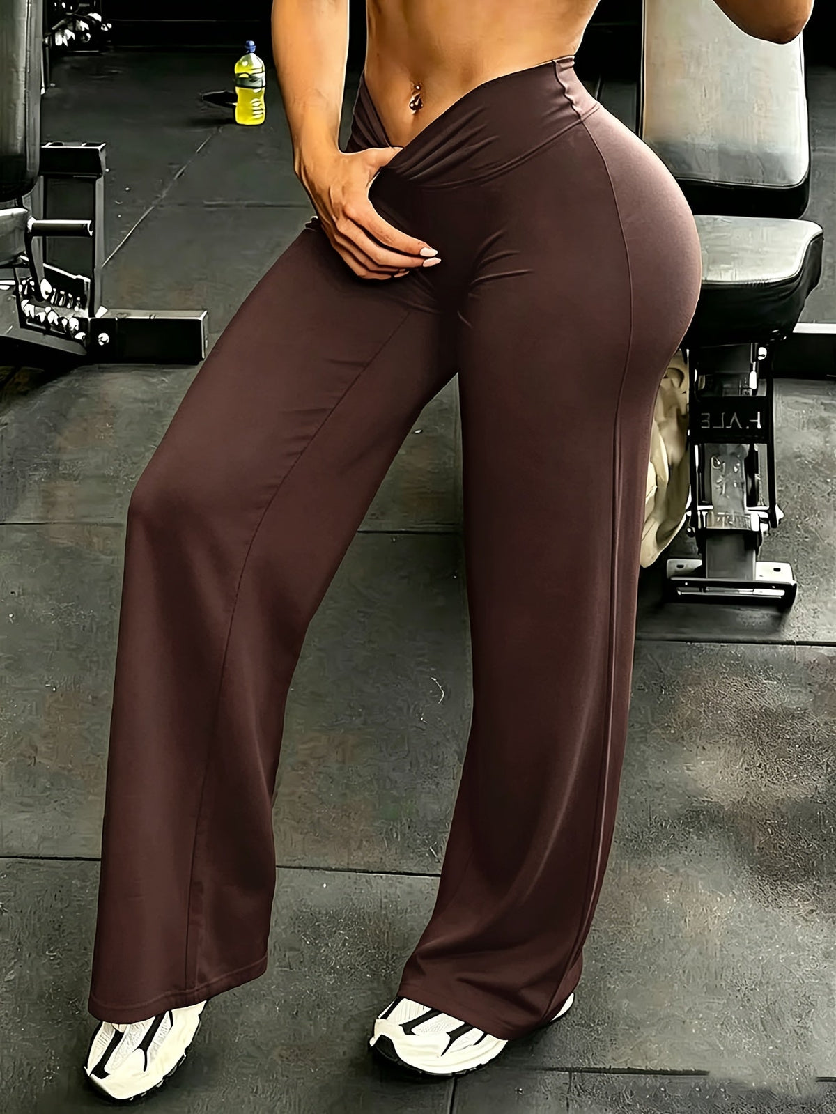 Women's High-Waist Wide-Leg Pants Quick-Dry Loose Fit Elastic Waistband - Casual French Style Spring Summer Long Pants S-XL
