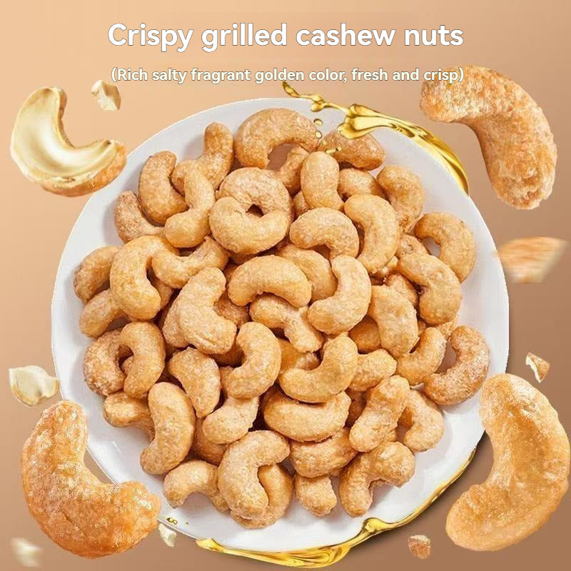 Roasted Salted Cashews – Gluten-Free, High-Protein Keto Snack, 0g Trans Fat & Cholesterol, Single-Serve Packs for Office, Pre & Post-Workout, Yoga Recovery & Health-Conscious Families