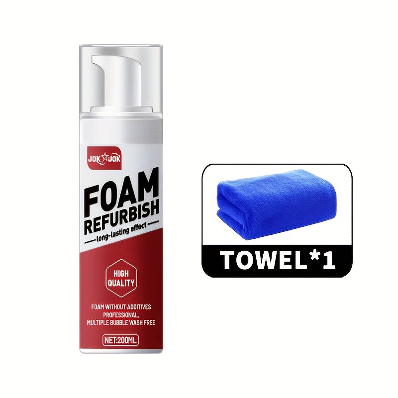Car Interior Care Spray 6.76oz Multi-Purpose Cleaner for Car Seats, Dashboard, Steering Wheel, PU Leather, and Fabric; Gentle Neutral Formula; All-Season Auto Interior Renovation and Surface Protector for Home & Vehicle