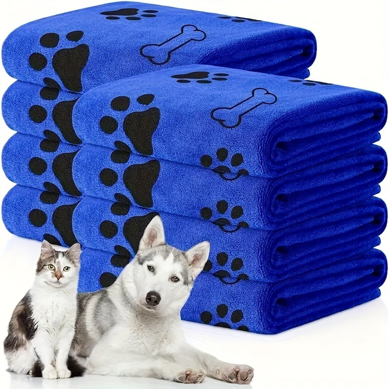 Large Pet Bath Towel for Dogs & Cats, 40x24 Inch Super Absorbent Quick-Dry Microfiber Dog Towel, Soft Drying Blanket for Bathing, Grooming & Beach – Pet Supplies Gift