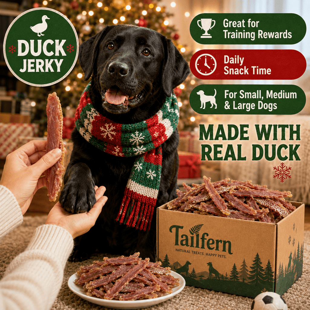 Duck Jerky Dog Treats Chewy Real Duck Meat Chew Sticks - Easy-Tear Training Reward Snacks for Small, Medium, and Large Dogs - High-Value Dog Training Treats, Daily Feeding Dog Chew Sticks, Bulk Value Pack