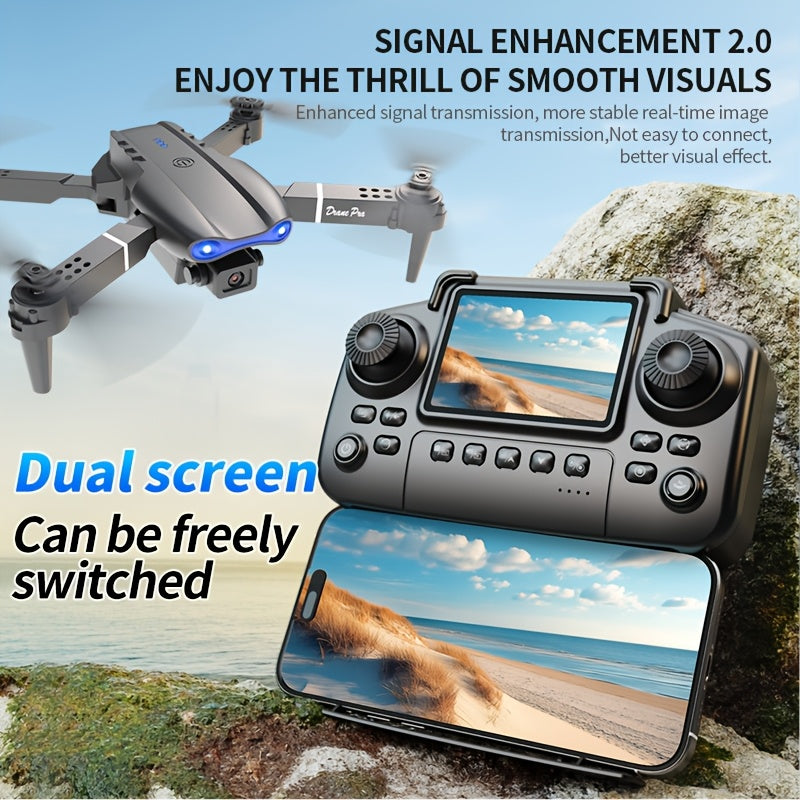 Skywing X1 4K Drone with Obstacle Avoidance, Screen Remote Control, USB Charging, Beginner-Friendly for Vlog Photography, Adults, Teens, Gift, Age 18+