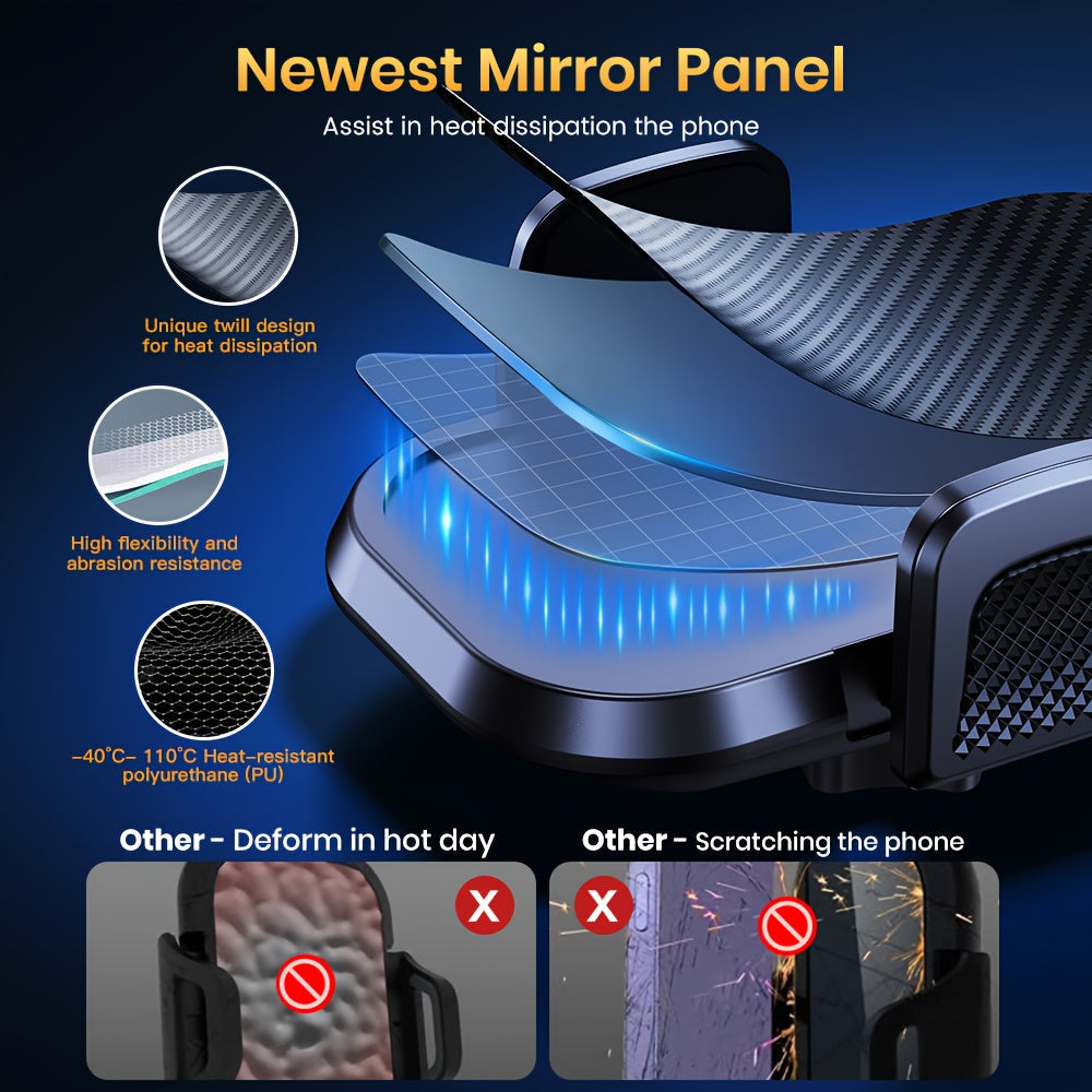 Car Phone Holder for Dashboard & Air Vent | 360° Adjustable, Strong Adhesion, High Stability – Universal Fit for All Smartphones, iPhone, Samsung, Android – Styles A, B & Vent Mount