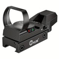 1x22x33 Red and Green Dot Sight with 20mm Picatinny Rail - 4 Reticles, 5 Brightness Settings, Wide Field of View Scope for Rifles and Shotguns