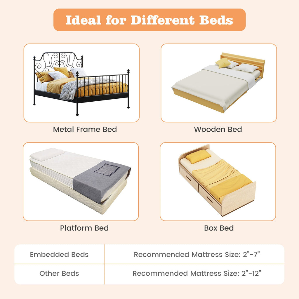 Toddler Foldable Bed Rail Guard with Adjustable Safety Strap & Mesh Panel, 47 Inch Universal Bedrail for Twin Full Queen King Mattresses, Fold-Down Baby Bed Safety Rail