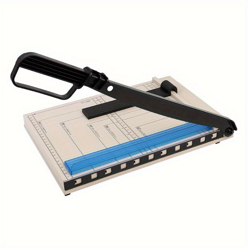 12-Inch Heavy-Duty Guillotine Paper Cutter Trimmer with Safety Guard, Corner Rounder, and Precise Grid for Photos, Cardstock, Scrapbooks, Office Documents, and Craft Cutting
