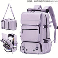 17-Inch Laptop Backpack Large Capacity – Airline Approved Travel Bag with Shoe Compartment, Multi-Pocket Business Work Backpack for Men, Durable Nylon, Hiking & Camping, Small & Large Sizes