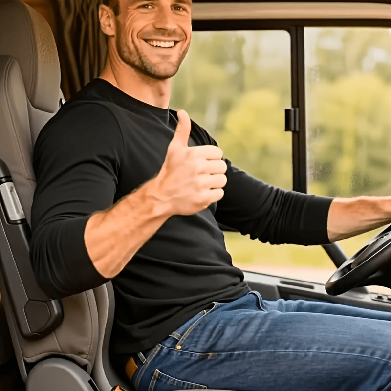 Ergonomic Memory Foam Seat Cushion with Back Support & Breathable Hollow Design – Comfortable Coccyx Cushion for Office Chair, Car Seat, and Long-Term Sitting, Unisex