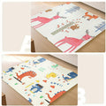 Thickened Baby Crawling Mat, Cute Dragon Cartoon Pattern, Foldable Easy-Store Infant Tummy Time & Learning-to-Crawl Floor Mat for Living Room & Bedroom, 120x120x1cm