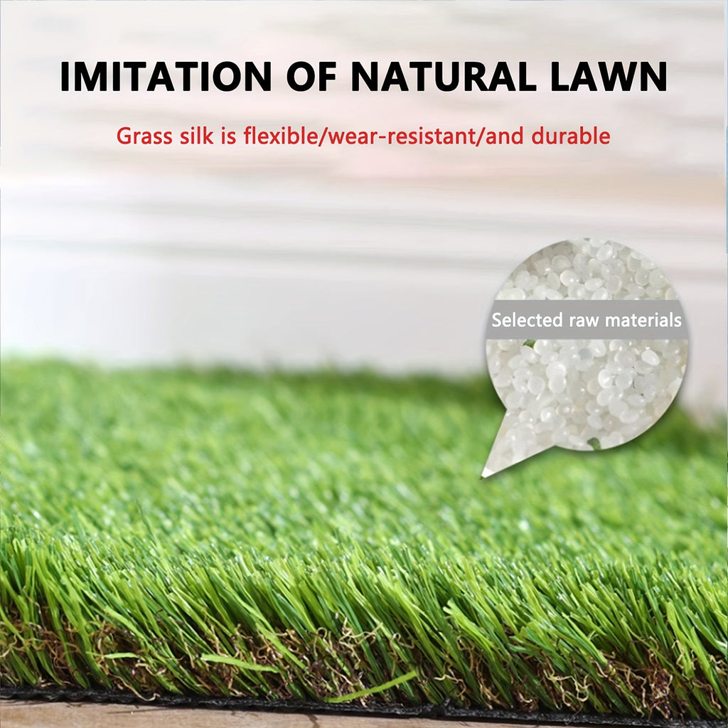 Dog Potty Training Grass Pad – Simulated Artificial Turf Dog Toilet Mat for Indoor & Outdoor Use, Non-Slip Easy-Clean Pet Lawn Poop Tray for Small, Medium, and Large Dogs, Apartment Balcony, Backyard