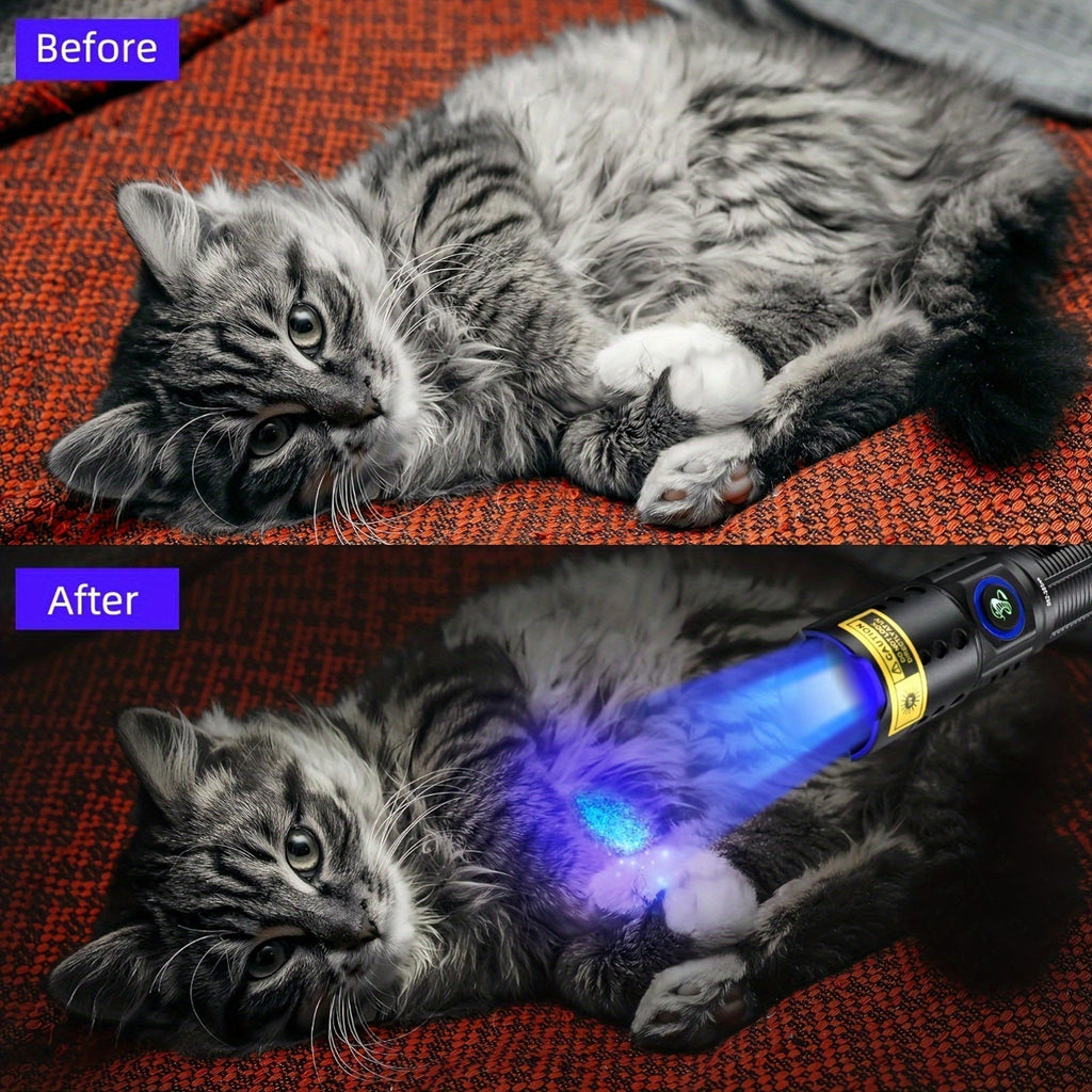 UV Blacklight Flashlight 395nm Portable Ultraviolet Light for Counterfeit Detection, Pet Urine Stain, Scorpion Hunting, and Ringworm Detection, Multi-Pack (4/6/8/12 pcs), AAA Battery Powered