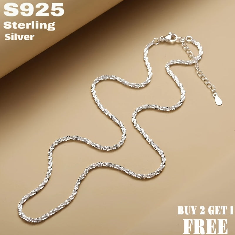 925 Sterling Silver Sparkling Star Necklace for Men & Women – Minimalist Celestial Star Pendant Chain, Unisex Dainty Jewelry with Gift Box, Sizes 16-24 Inch, Perfect Gift for Couples & Parents
