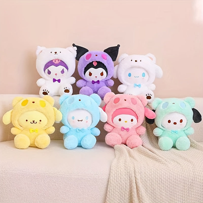 Sanrio Licensed Kuromi Plush Toy – Kawaii Stuffed Animal for Kids & Adults, Soft Cinnamoroll Plushie, No Battery Required, Perfect Birthday & Holiday Gift, Universal Cute Plush Doll
