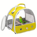 Foldable Bird Travel Cage Carrier for Parakeets, Budgies, Cockatiels, Conures & Parrots – Compact Transport Case with Perch & Soft Mat, Airline Approved for Vet Trips & Outdoor Adventures