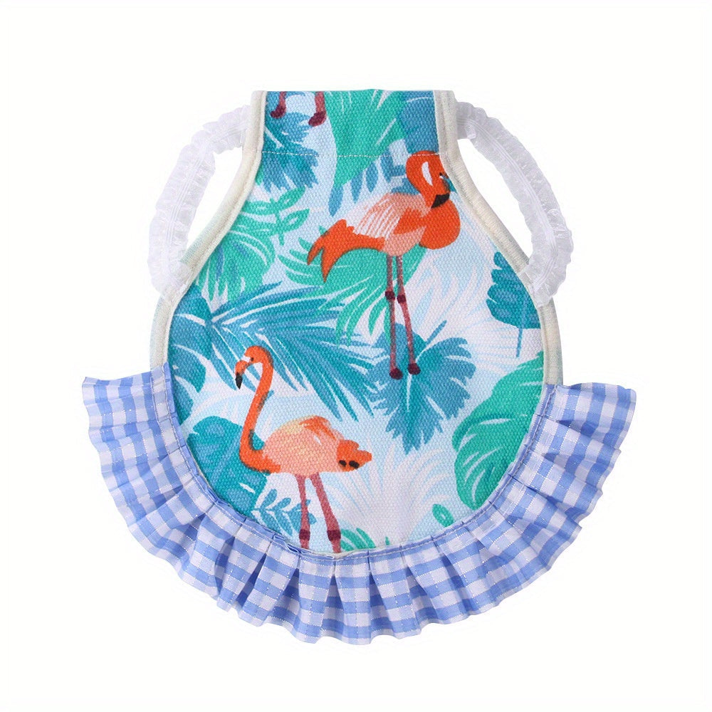 Pet Chicken Clothes Ruffled Vest Costume for Chickens, Ducks, and Geese - Elastic Chest Harness Vest Outfit for Backyard Poultry - Funny Chicken Costume Gift for Chicken Lovers, Assorted Styles