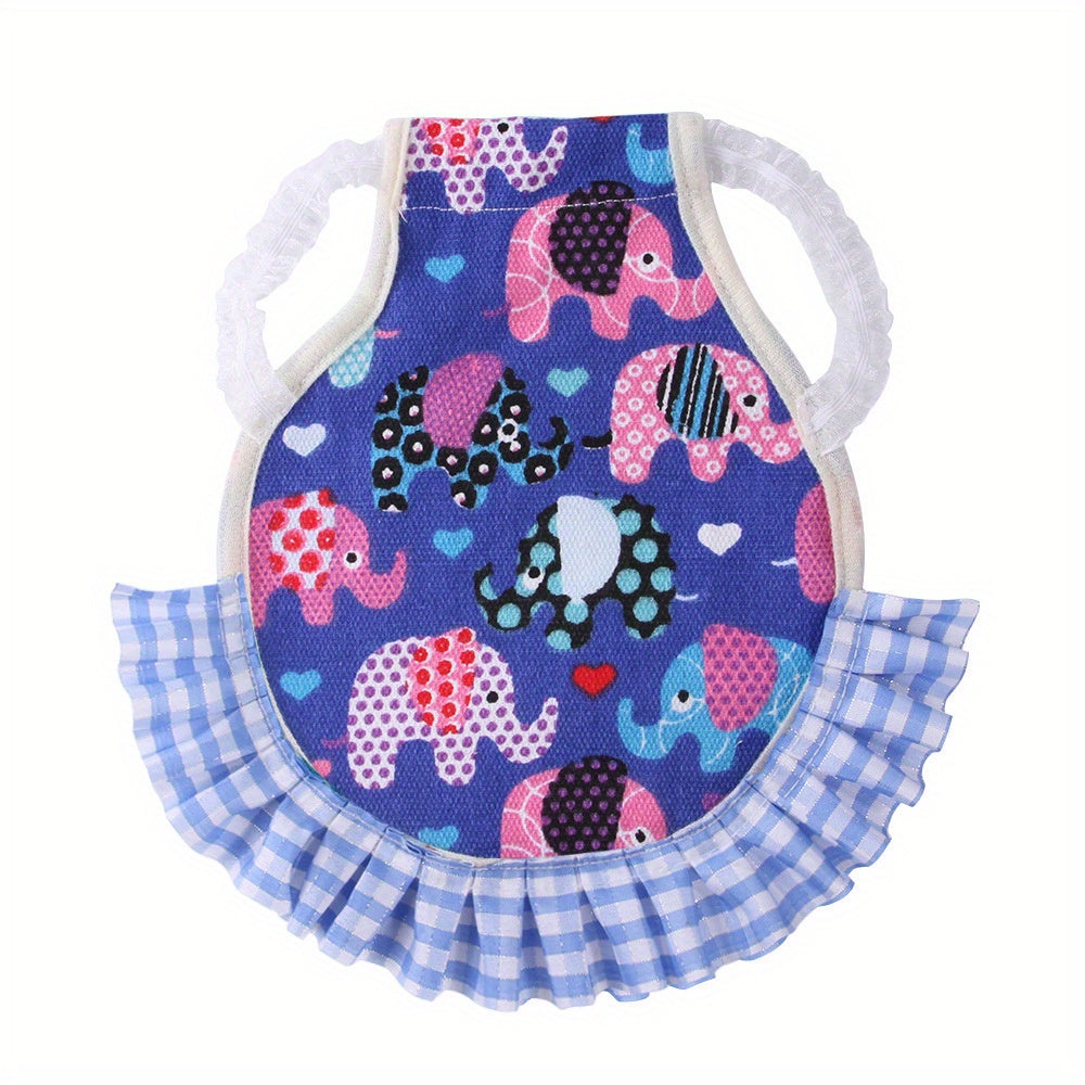 Pet Chicken Clothes Ruffled Vest Costume for Chickens, Ducks, and Geese - Elastic Chest Harness Vest Outfit for Backyard Poultry - Funny Chicken Costume Gift for Chicken Lovers, Assorted Styles