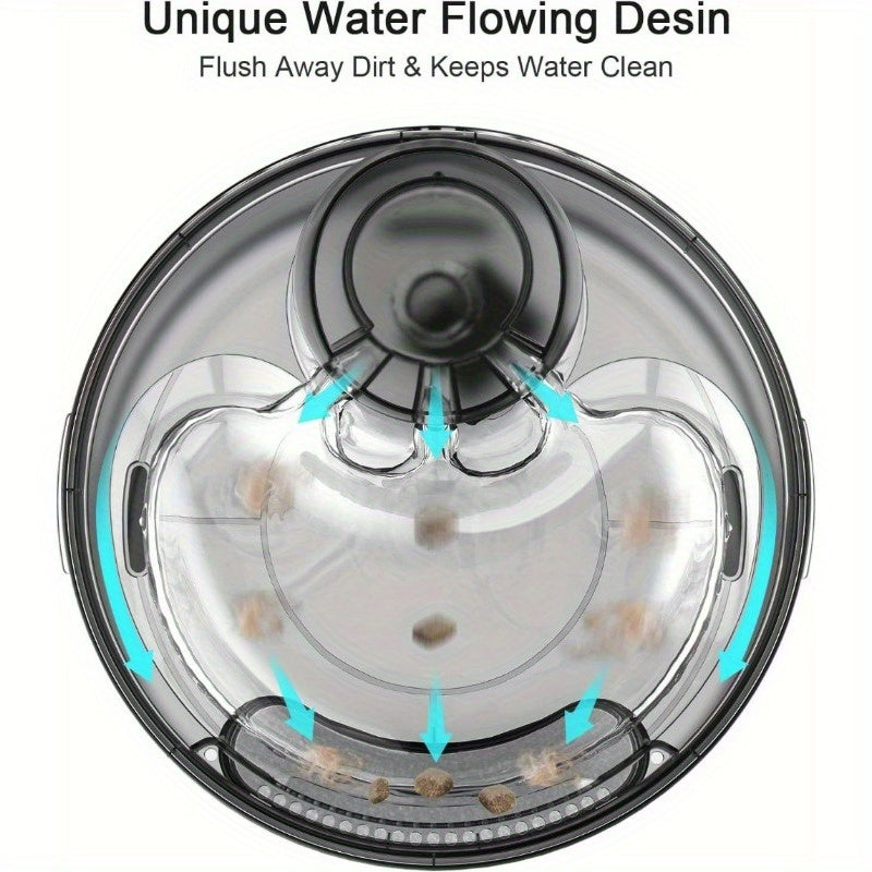 Automatic Dog Water Fountain 1.3 Gallon Large Capacity Pet Water Dispenser with Splatter Guard, Cleaning Kit, and Low Voltage USB for Dogs, Cats, and Multiple Pets