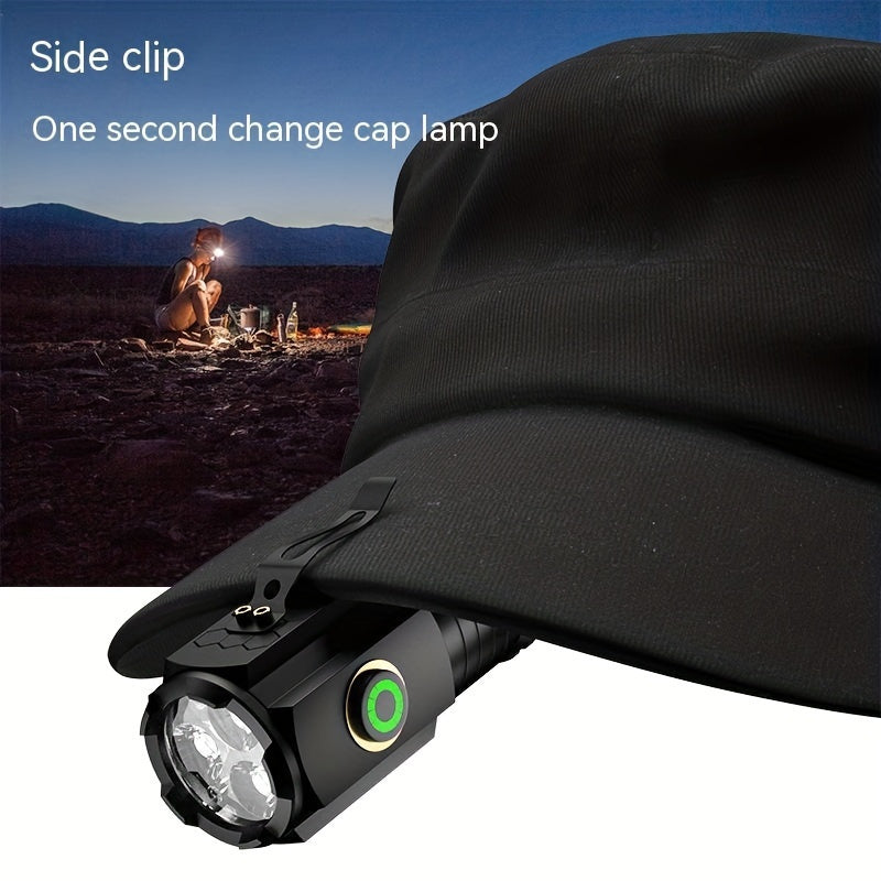 3000LM Rechargeable LED Flashlight Super Bright Magnetic Base Long Range - Tactical Flashlight for Camping, Outdoor, Car Repair, Emergency, and Household Use