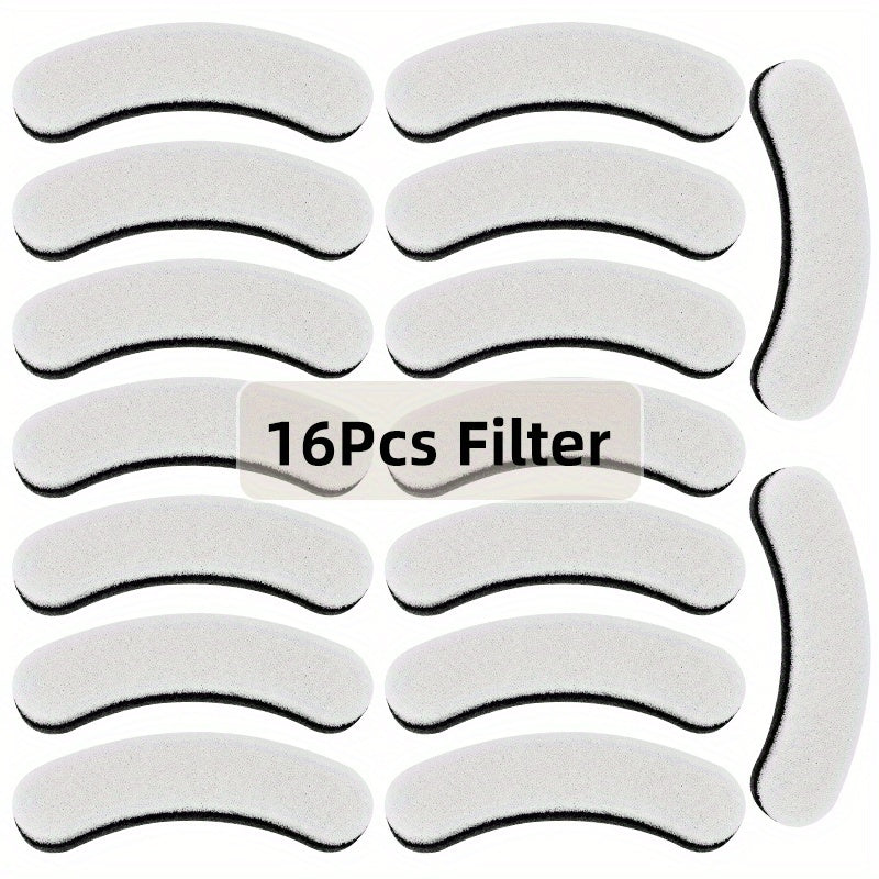 Replacement Filters for Dog and Cat Water Fountains, 4/8/16/20/24 Pack, Activated Carbon Multi-Filtration, Compatible with NPET DF10 DF30 Automatic Pet Water Dispensers