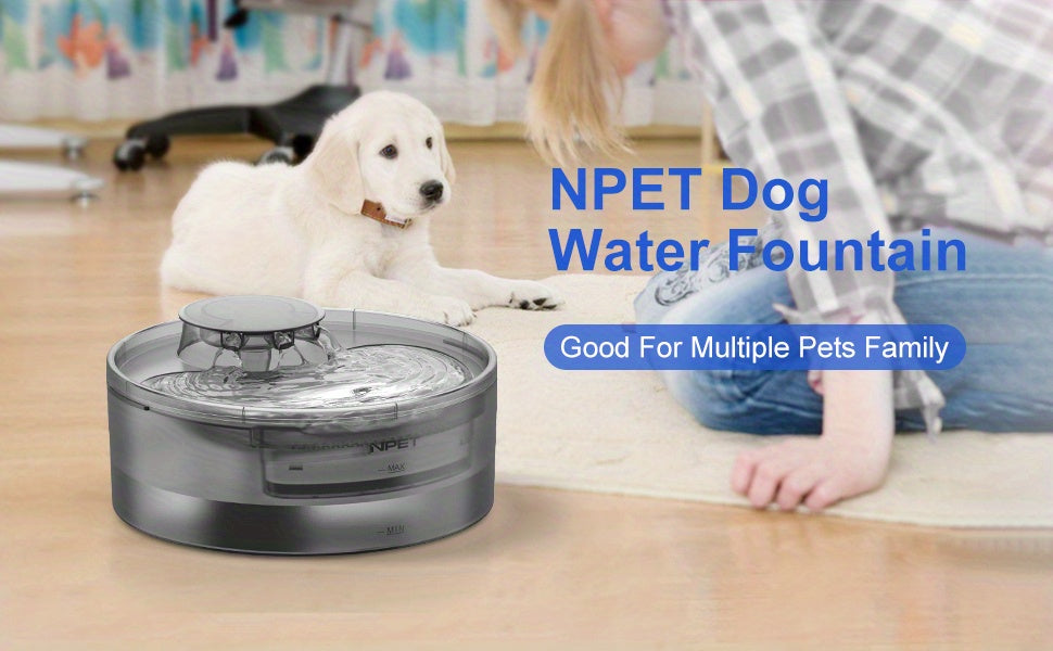 Replacement Filters for Dog and Cat Water Fountains, 4/8/16/20/24 Pack, Activated Carbon Multi-Filtration, Compatible with NPET DF10 DF30 Automatic Pet Water Dispensers