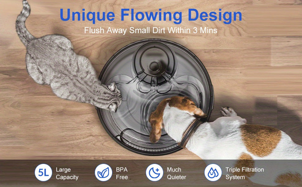 Replacement Filters for Dog and Cat Water Fountains, 4/8/16/20/24 Pack, Activated Carbon Multi-Filtration, Compatible with NPET DF10 DF30 Automatic Pet Water Dispensers