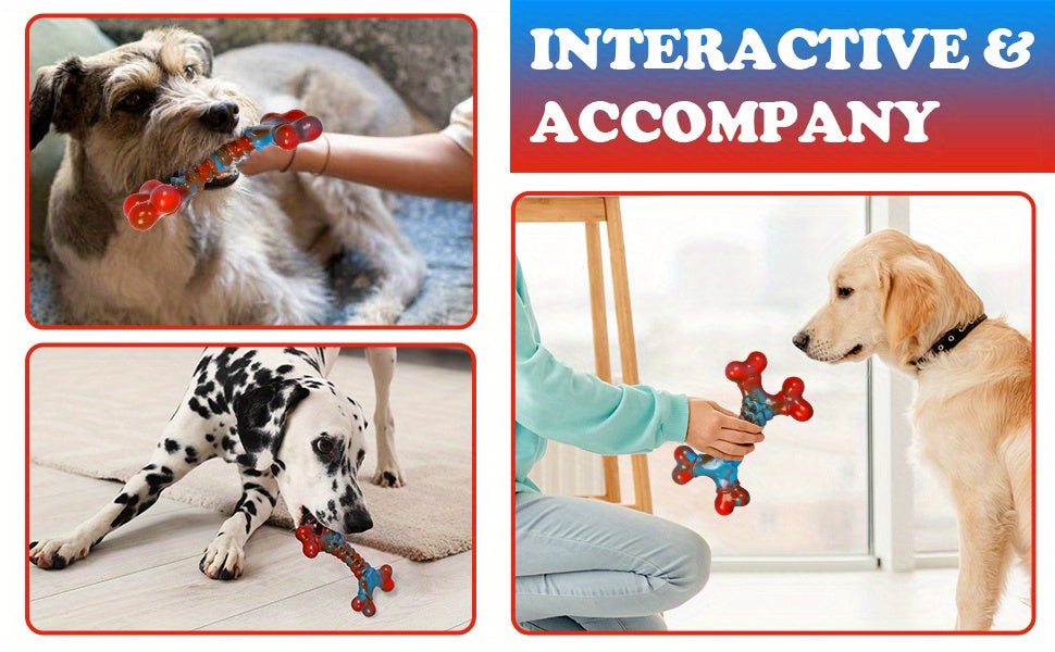 Indestructible Dog Chew Toys for Aggressive Chewers Large Breed - Tough Durable Dog Chew Toy Pack of 1, 2, 4, or 5, Striped Design Heavy Duty Chew Toy for Large Dogs, Teeth Cleaning and Boredom Relief