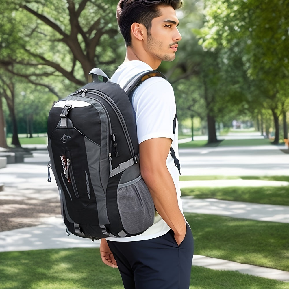 25.8L Hiking Backpack Daypack for Men, Women, and Kids – Lightweight Outdoor Travel Rucksack with Torso Adjustment, Zipper Pockets, and Large Capacity for Camping, Mountaineering, and Day Trips