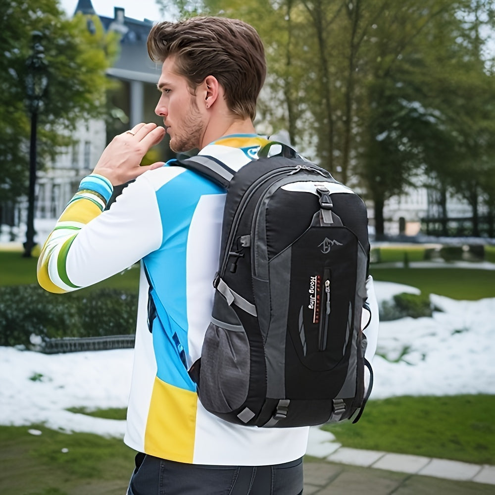 25.8L Hiking Backpack Daypack for Men, Women, and Kids – Lightweight Outdoor Travel Rucksack with Torso Adjustment, Zipper Pockets, and Large Capacity for Camping, Mountaineering, and Day Trips