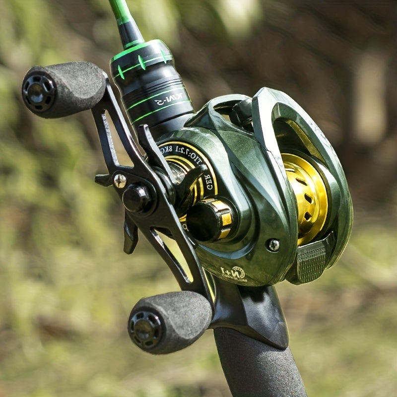 Heavy-Duty High-Speed Spinning Fishing Reel with Aluminum Alloy Gear Ratio for Saltwater and Freshwater, Suitable for Experienced Anglers Targeting Big Fish