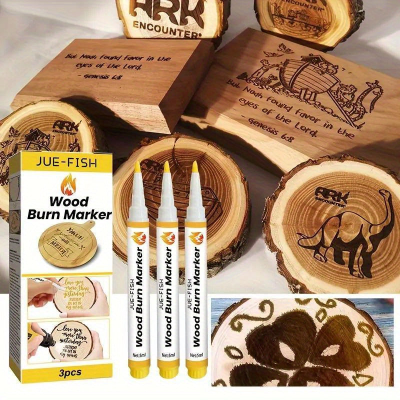Wood Burning Kit 12 Pcs Pyrography Set with Wooden Coasters, Burning Pen, DIY Woodworking Craft Tool, 4 Boxes